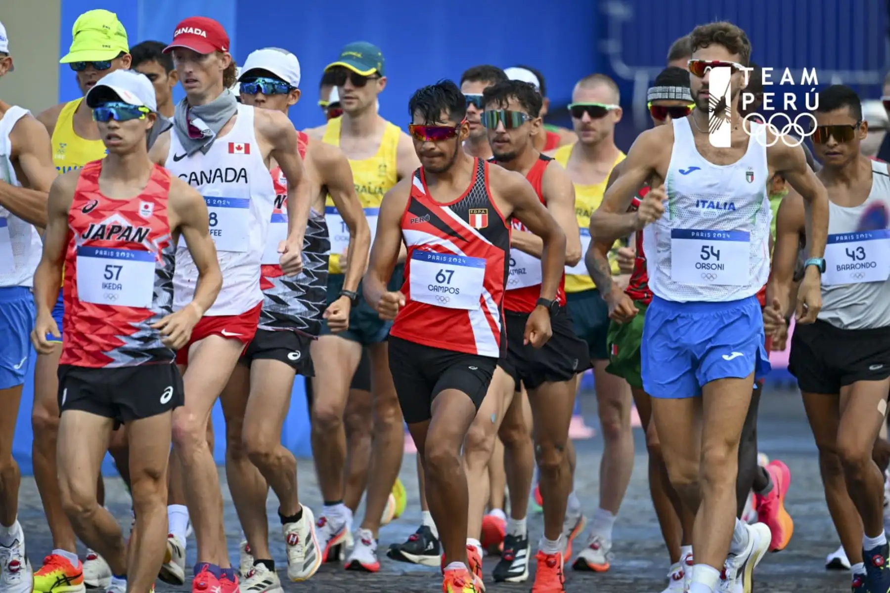 Luis Henry Campos ocupó el puesto 26 de la marcha atlética masculina de los Juegos Olímpicos 2024.

Foto: ANDINA/COI
