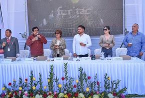 La Municipalidad Provincial de Tacna presentó el programa de actividades de la Feria Internacional de Tacna, que forma parte del programa por el 95° aniversario de la reincorporación de Tacna a territorio nacional. ANDINA/Difusión