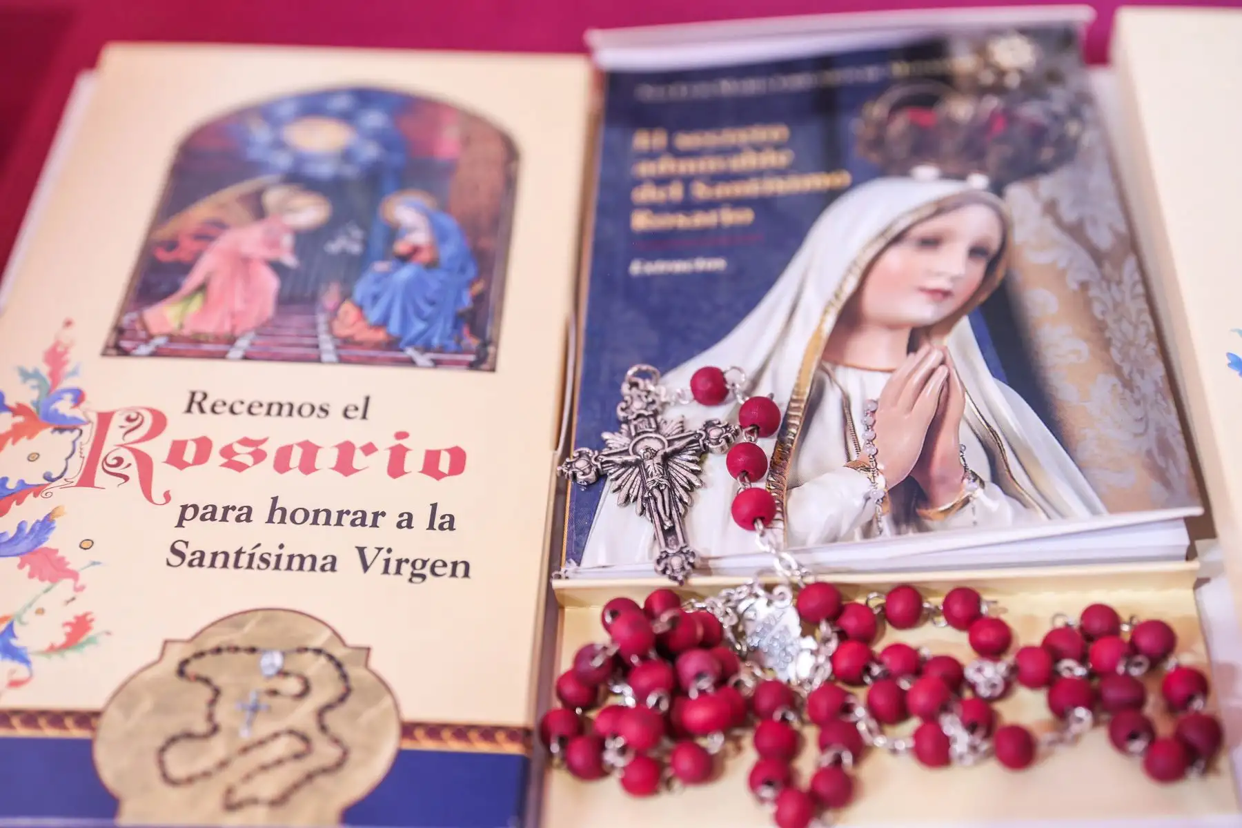 Colecciones de libros, revistas y agendas religiosas forman parte de la variedad de opciones que tiene la Feria Internacional del Libro de Lima 2024. Foto: ANDINA/Connie Calderon
