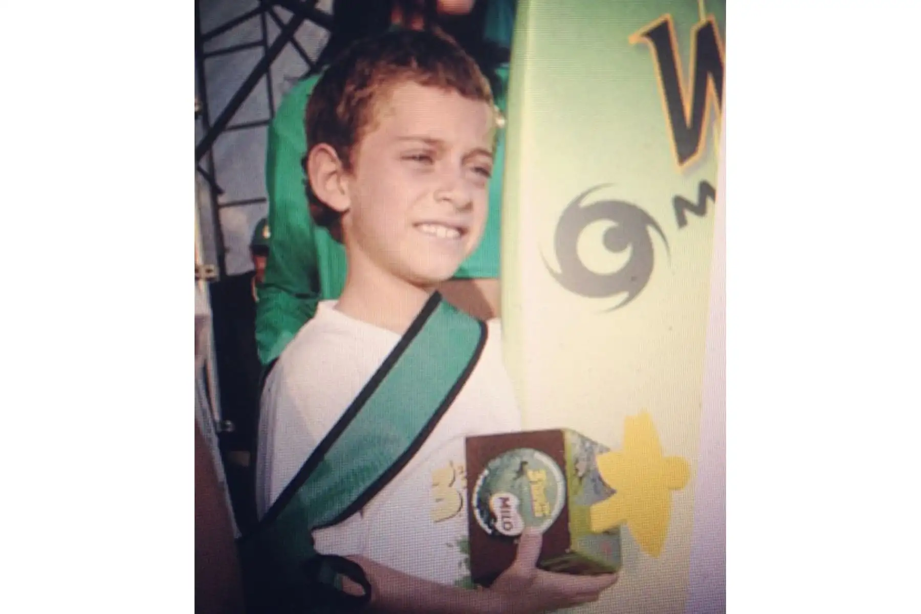 Alonso Correa y sus primeros triunfos de niño. Foto: Instagram/@alonsocorrea