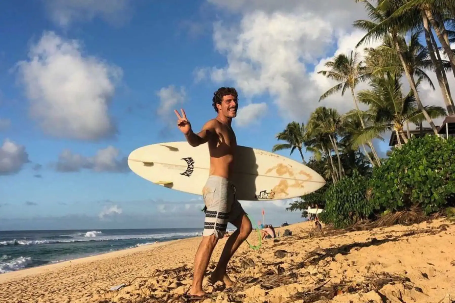 Alonso Correa en Hawái. Foto: Instagram/@alonsocorrea