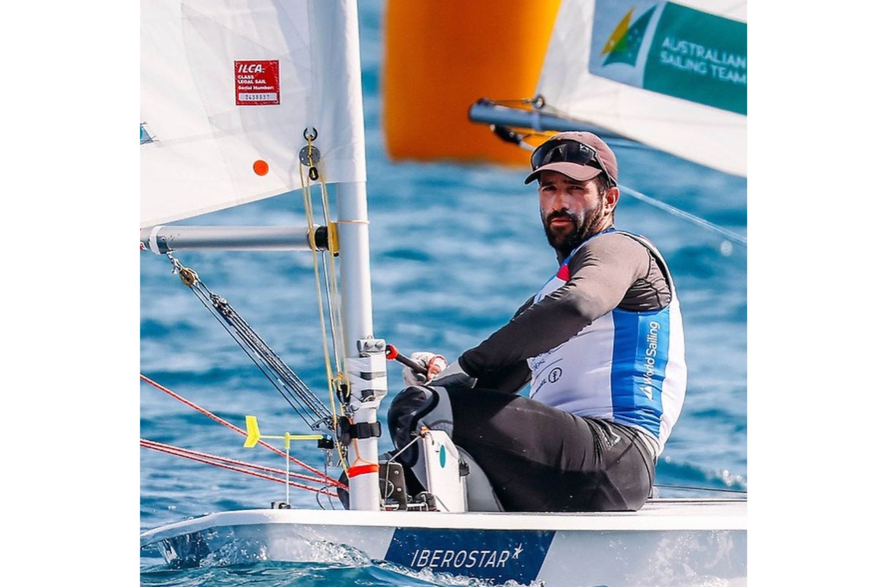 Stefano Peschiera, representa a Perú en general en la modalidad dinghy masculino de vela en los Juegos Olímpicos París 2024. Foto: @stefopeschiera