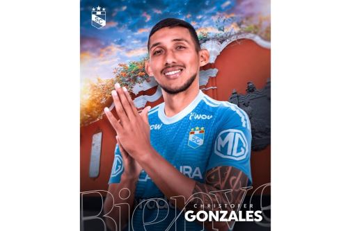 Futbolista Christofer Gonzales retorna al Sporting Cristal. Foto: Sporting Cristal/X