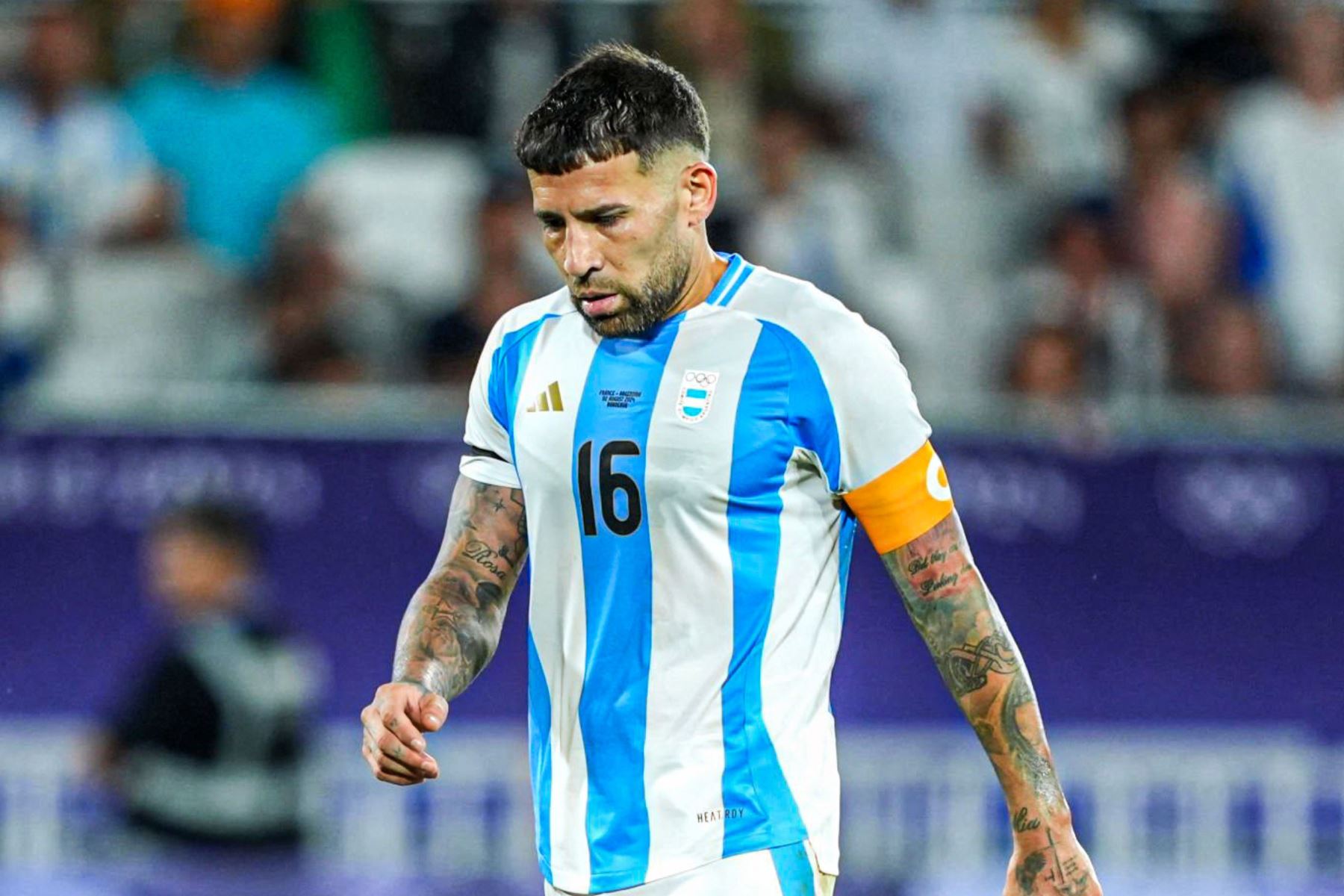 Nicolas Otamendi defensor de la selección argentina