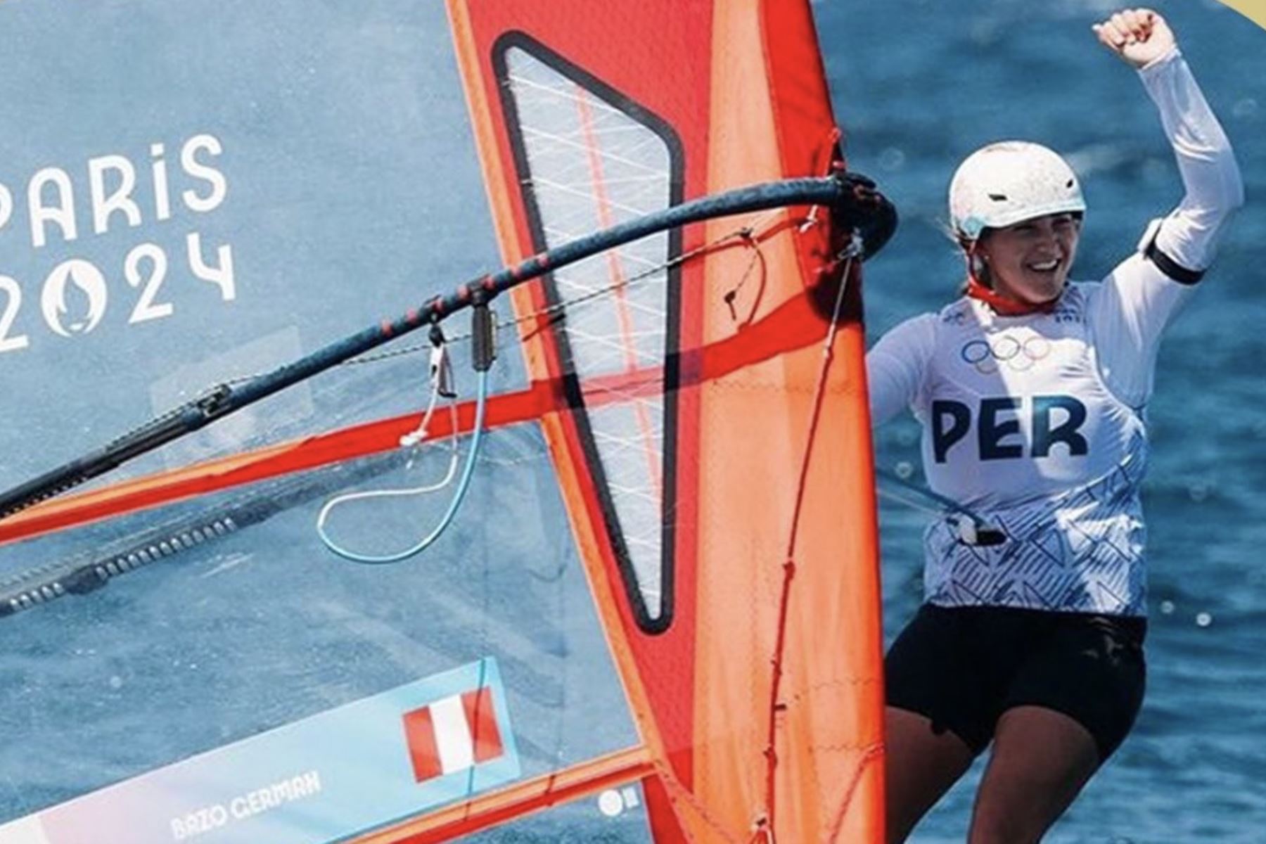 La velerista del Programa París 2024 del IPD se ubicó en segundo lugar en los cuartos de final de windsurf femenino y está entre las 5 mejores de los Juegos Olímpicos.