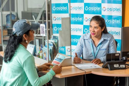 Atención al cliente en Osiptel. Foto: ANDINA/Difusión