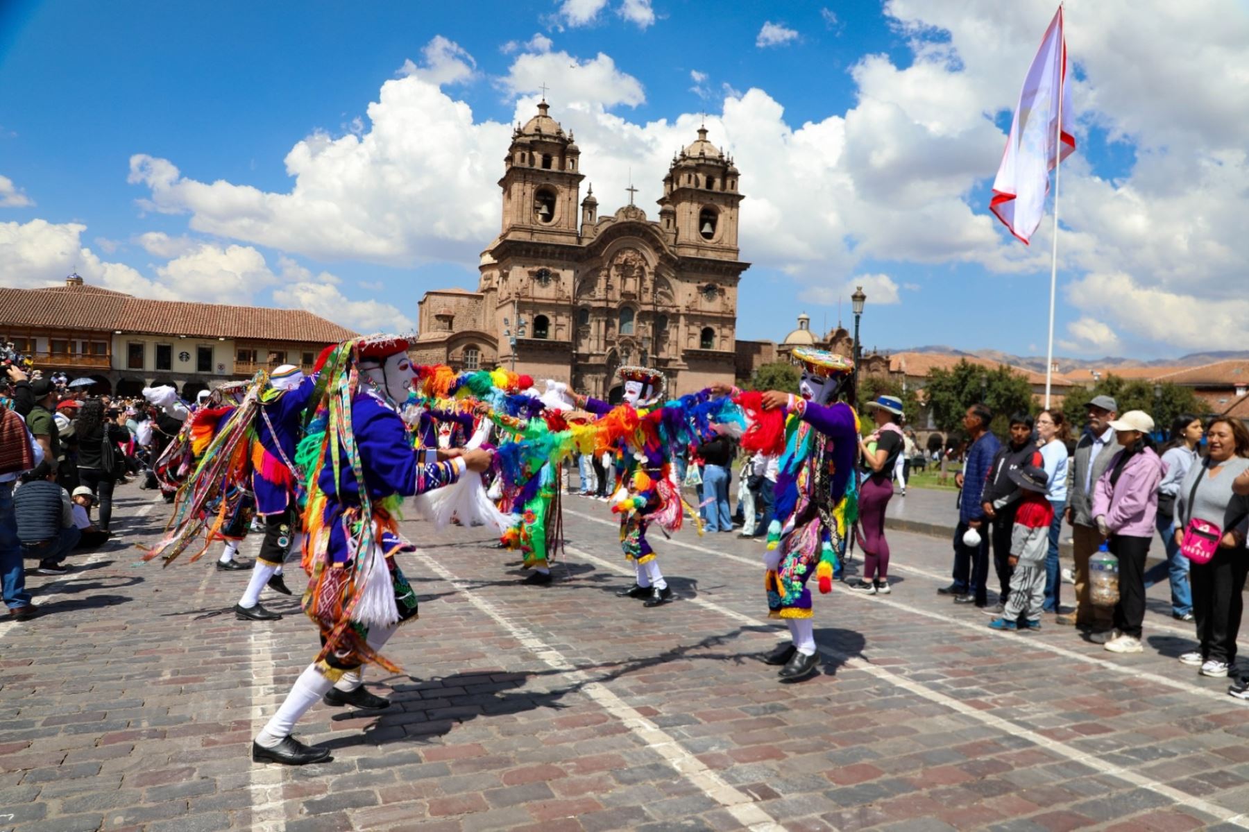La provincia de Calca, en Cusco, celebrará con danzas, procesiones y otras actividades la Festividad de la Virgen Asunta. ANDINA/Percy Hurtado Santillán