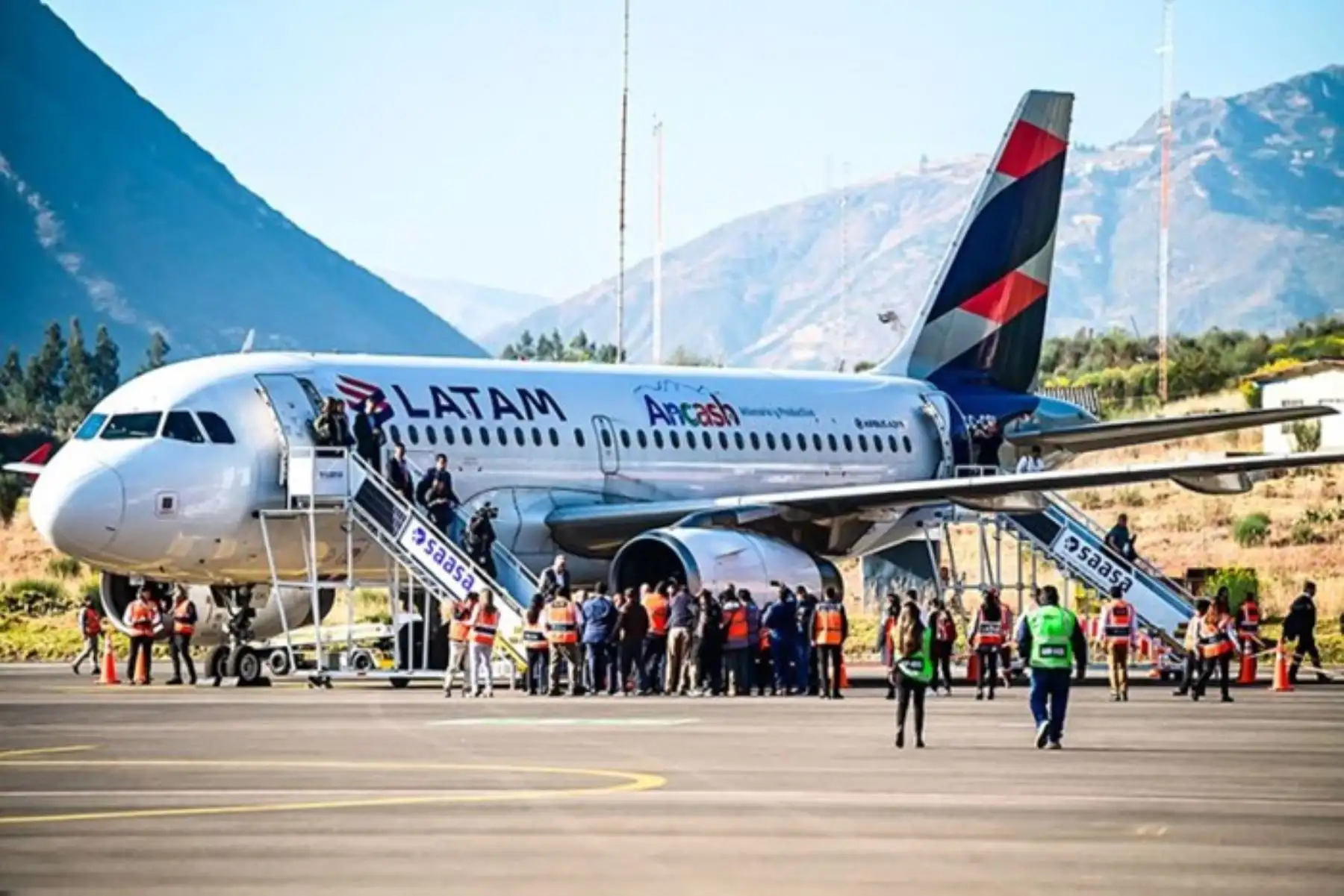 Áncash confía que se incrementará el número de visitantes gracias a los nuevos vuelos que recibirá el aeropuerto de Anta. Cortesía