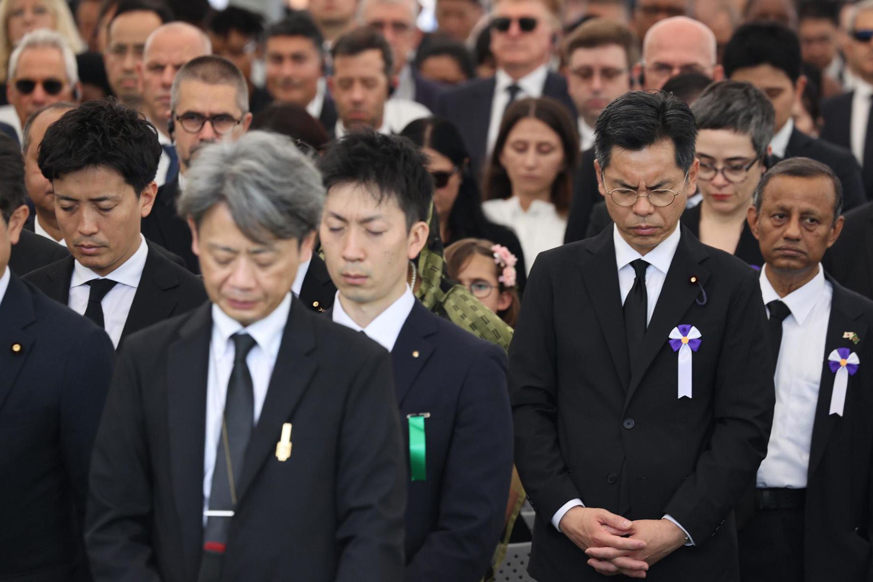 Hiroshima celebra el 79.º aniversario desde el bombardeo atómico de la ciudad el 6 de agosto de 1945, que mató a unas 140.000 personas a finales de 1945. según la ciudad de Hiroshima. Foto: EFE