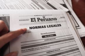 Cuadernillo de Normas Legales del Diario Oficial El Peruano (imagen referencial). Foto: ANDINA/Difusión