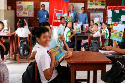 Apoyo de Petroperú se realizó como parte de su programa social “Educando para el Mañana”.