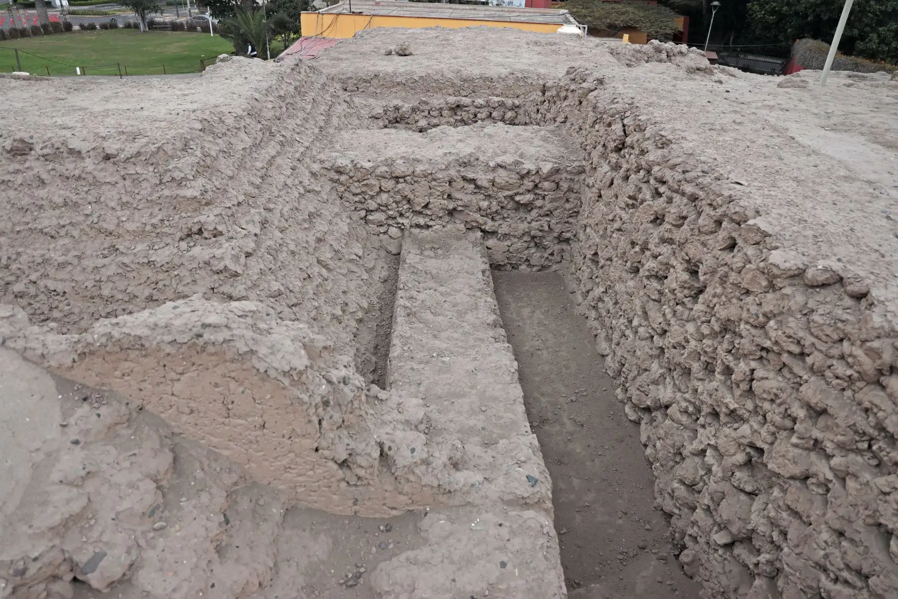 Huaca Huallamarca en el distrito de San Isidro. Foto: ANDINA/ Connie Calderon