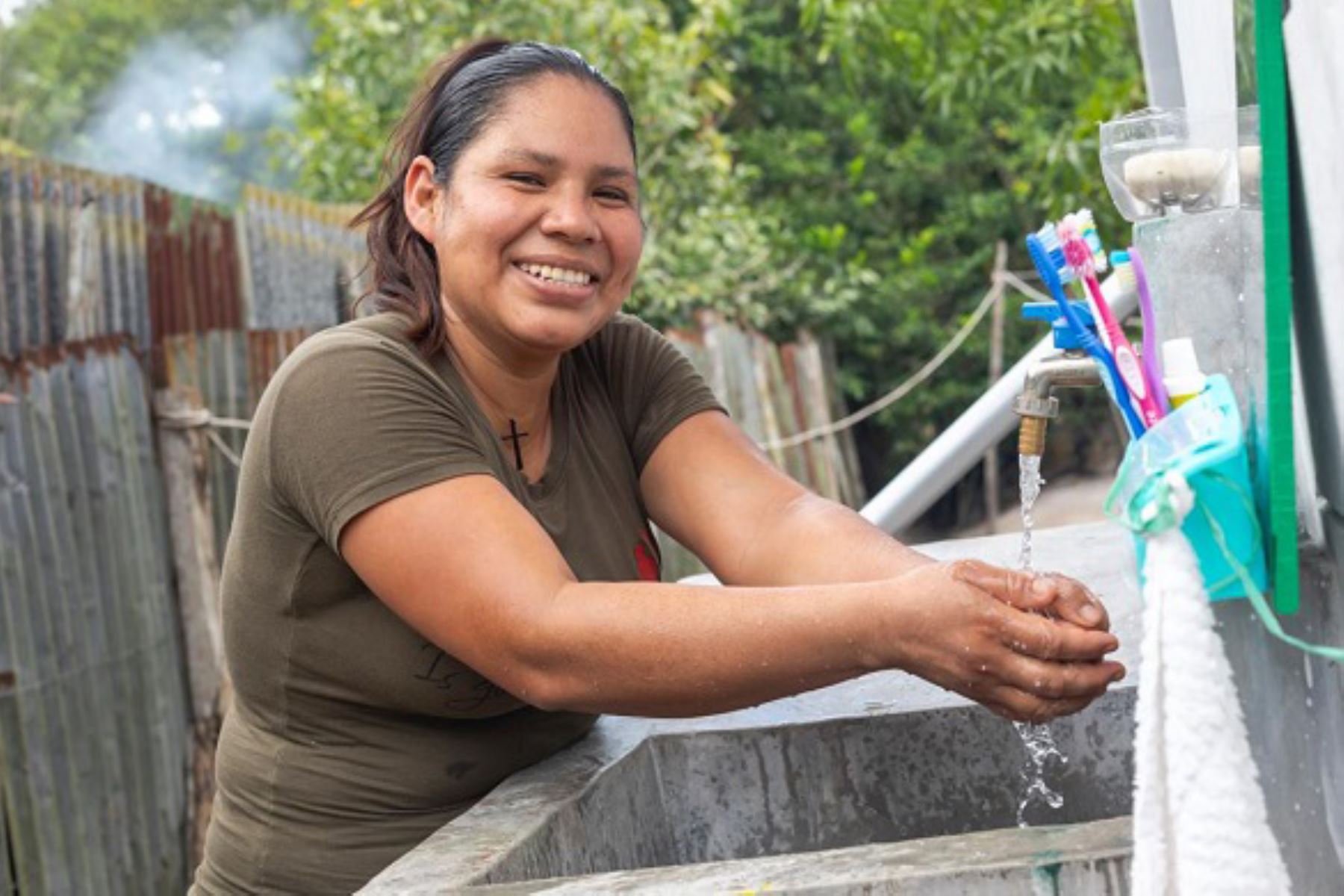 El agua potable llegará a más peruanos gracias a las obras del Ministerio de Vivienda, Construcción y Saneamiento (MVCS). ANDINA/Difusión