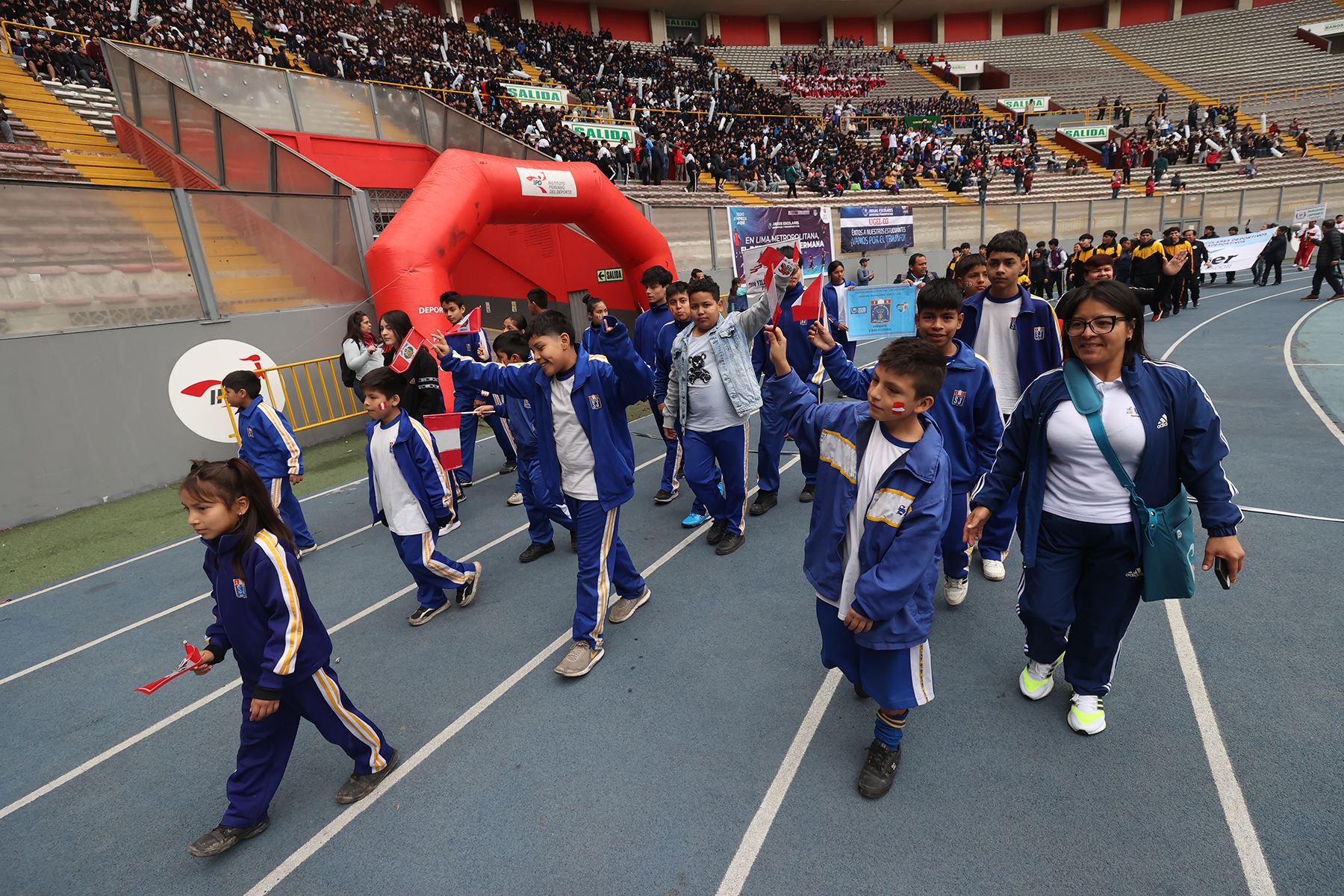 Inauguración de los Juegos Escolares Deportivos y Paradeportivos 2024 – JEDPA “Edición Bicentenario”, en Lima Metropolitana. Foto: ANDINA / Juan Carlos Guzmán