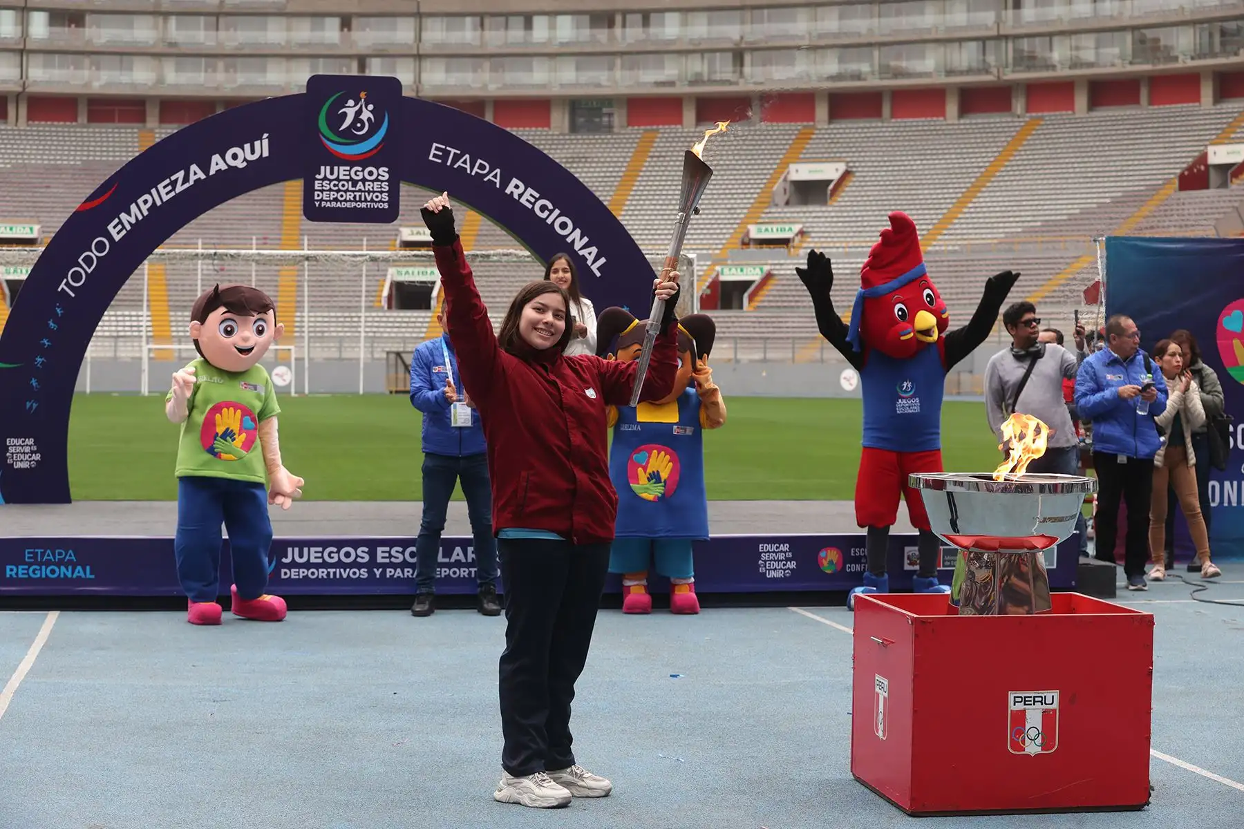 Inauguración de los Juegos Escolares Deportivos y Paradeportivos 2024 – JEDPA “Edición Bicentenario”, en Lima Metropolitana. Foto: ANDINA / Juan Carlos Guzmán