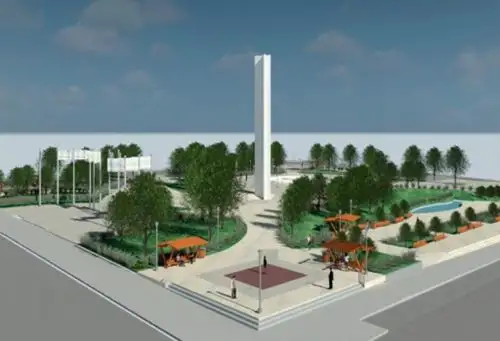 Maqueta de lo que será la remodelada Plaza de Armas de Pucallpa