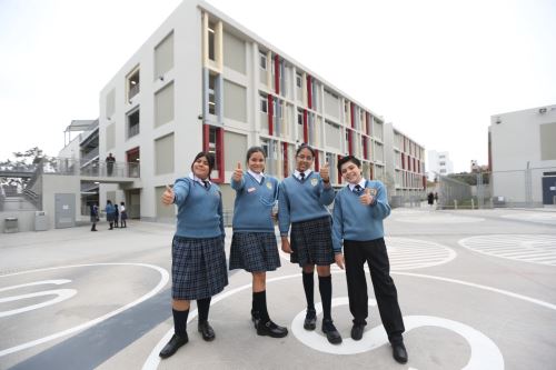 Mañana martes se inaugura novena Escuela Bicentenario, en Santiago de Surco, de las 17 que se ya están en funcionamiento. Foto: Difusión