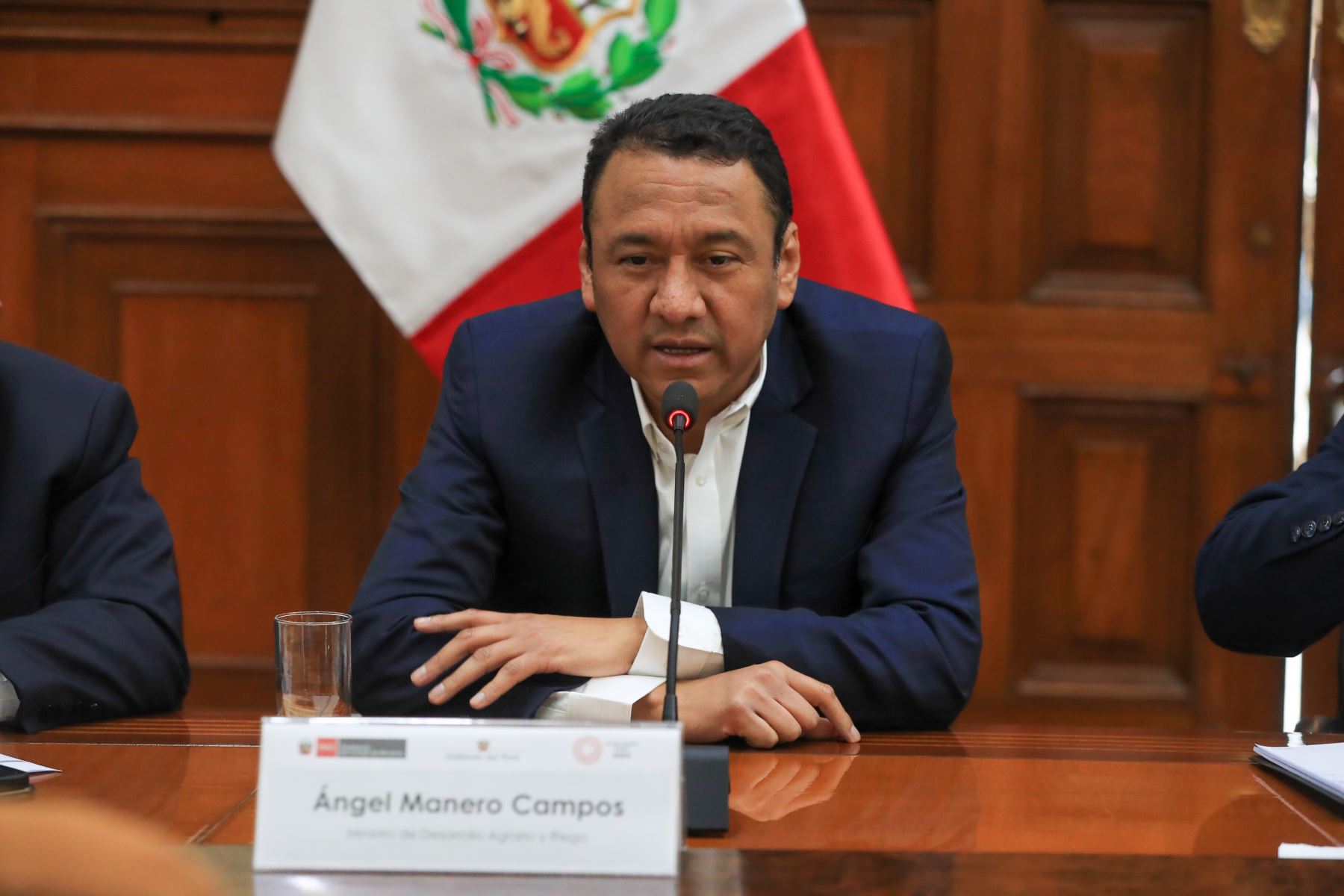 Ministro de Desarrollo Agrario y Riego, Angel Manero. ANDINA/Difusión