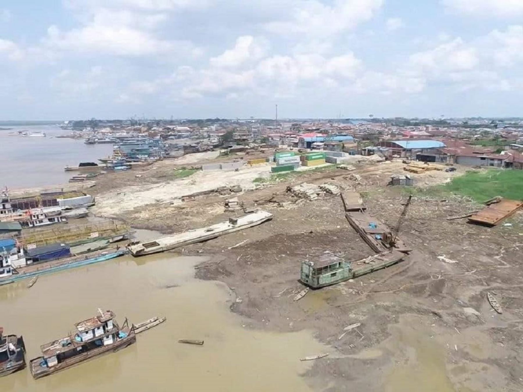 Loreto en alerta por la disminución del caudal de los ríos amazónicos afecta el transporte fluvial, advirtió el Senamhi. Foto: ANDINA/difusión.