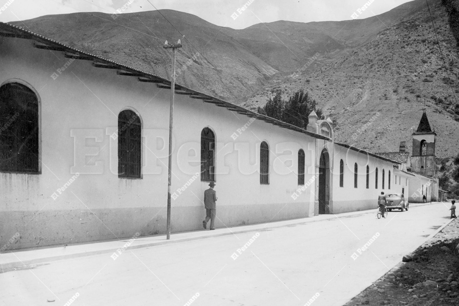 Huánuco - Década 1950 / Hospital de la Beneficencia Pública de Huánuco. Foto: Archivo Histórico de El Peruano