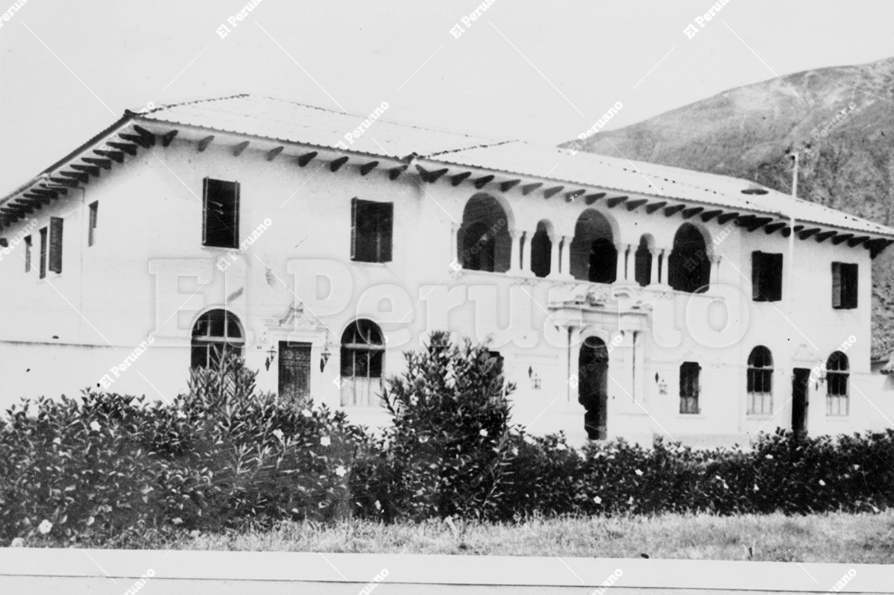 Huánuco - 1951 / Hotel de Turistas de Huánuco. Foto: Archivo Histórico de El Peruano