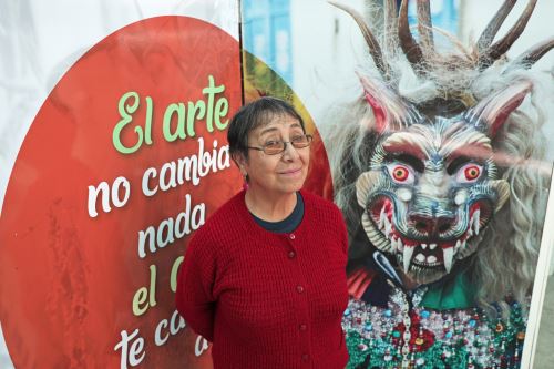 Gledy Mendoza Canales es investigadora etnográfica y autora de diversas publicaiones que rescatan las danzas tradicionales del Perú. ANDINA/ Connie Calderón.