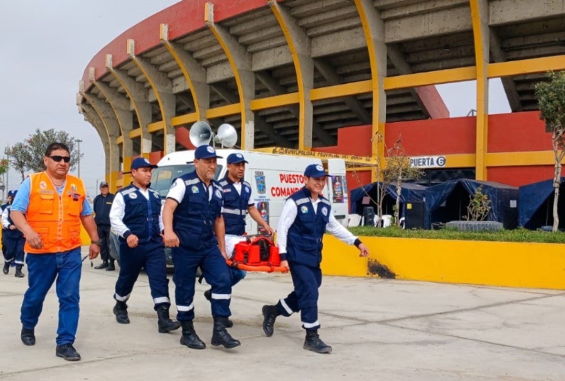 Simulacro Nacional Multipeligro en la ciudad de Chimbote