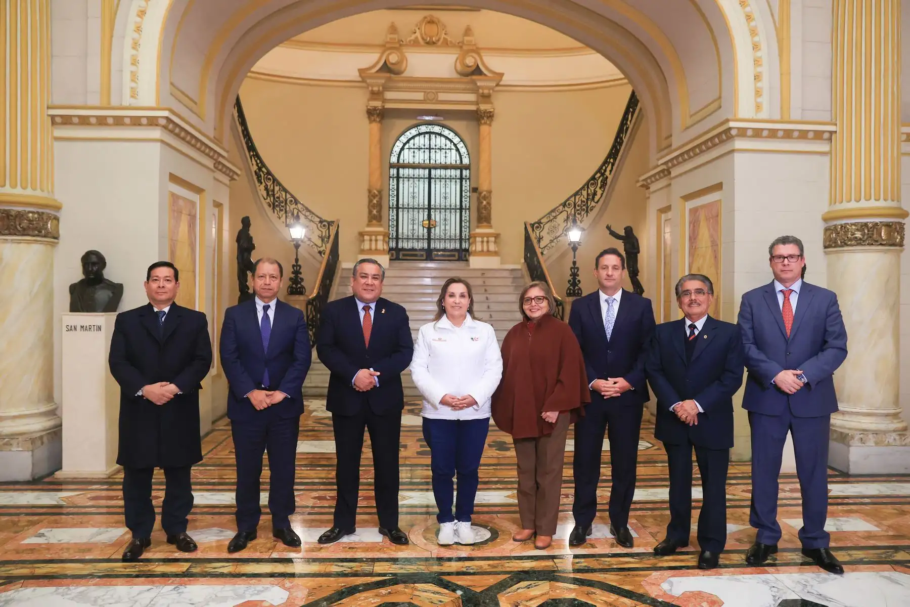 Presidenta Dina Boluarte se reúne con Renovación Popular. Foto: ANDINA/Prensa Presidencia
