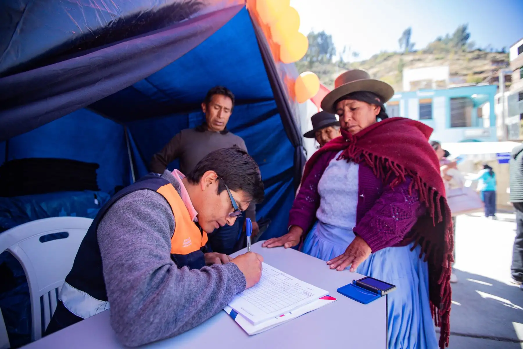 Campaña cívica multisectorial frente a heladas en Huancavelica.
Foto: ANDINA/Prensa Presidencia