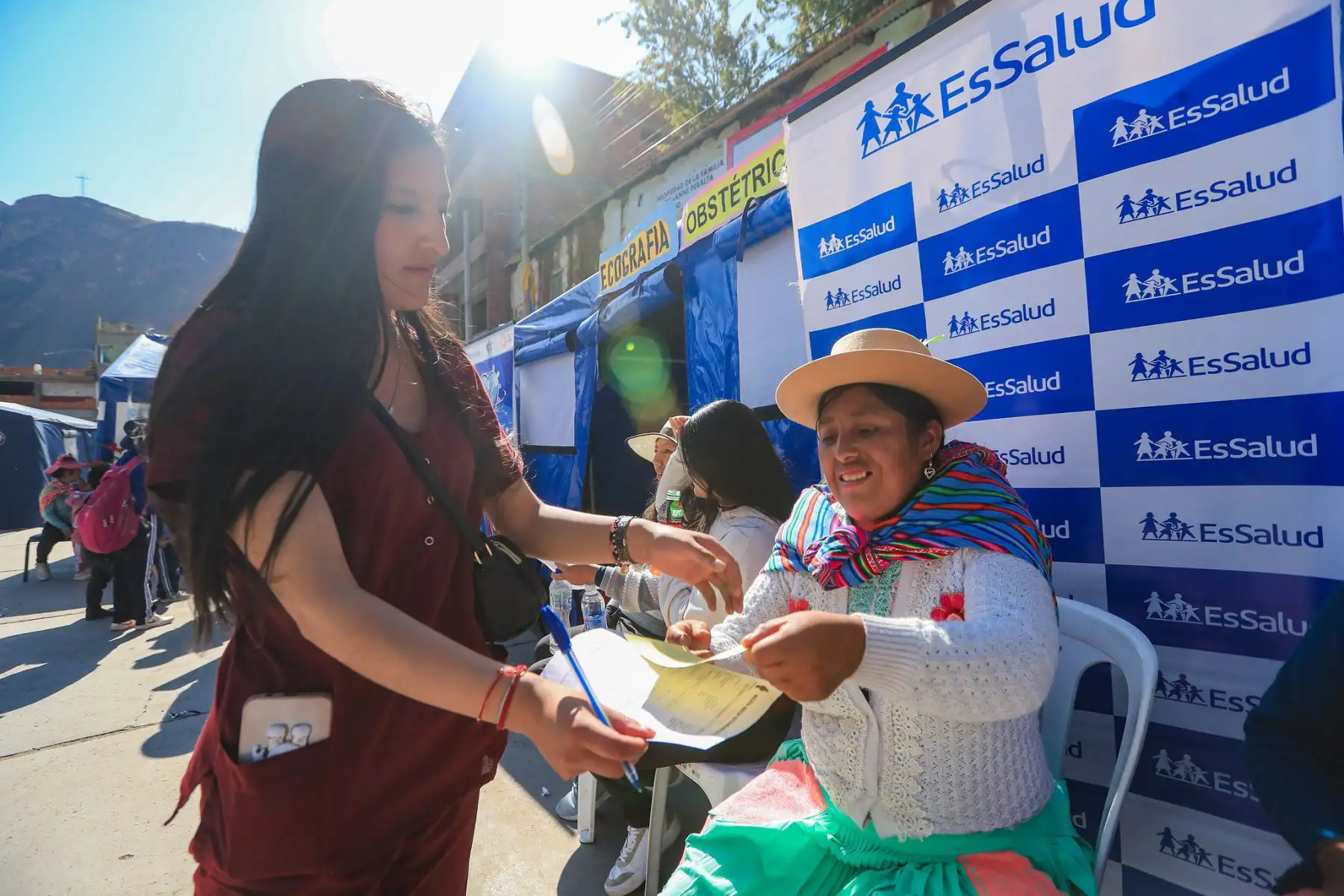 Campaña cívica multisectorial frente a heladas en Huancavelica.
Foto: ANDINA/Prensa Presidencia