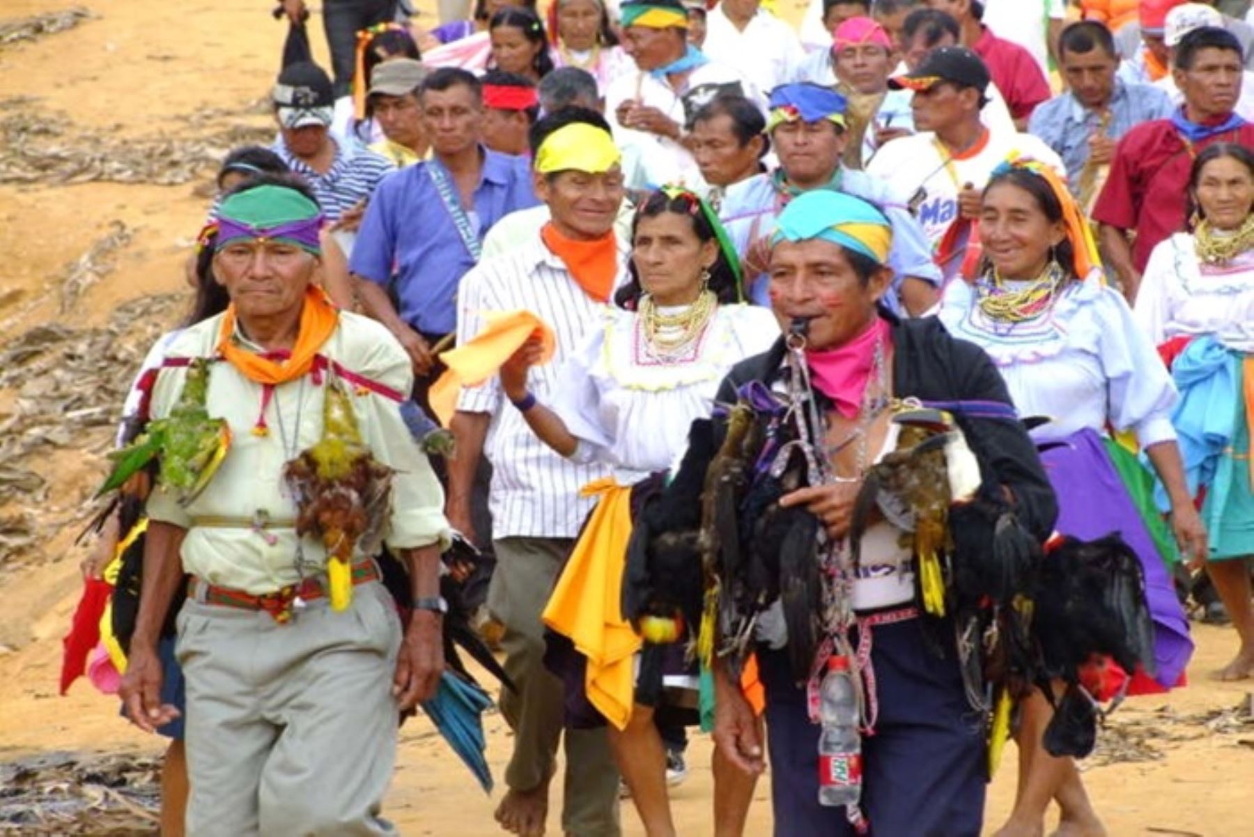 En las festividades en homenaje Santa Rosa Raymi participan también las comunidades nativas del Huallaga, Alto Mayo y Bajo Huallaga.