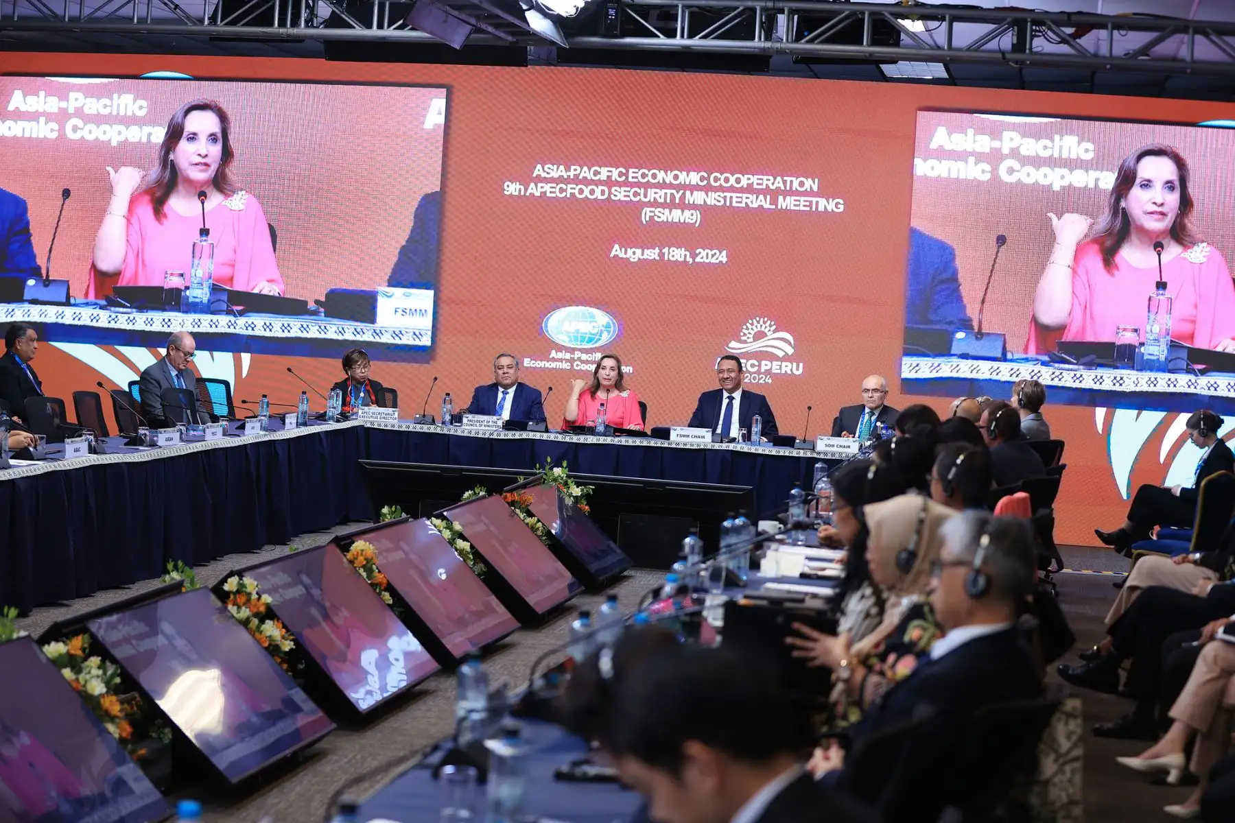 Clausura de la IX reunión ministerial APEC sobre seguridad alimentaria.
Foto: ANDINA/Prensa Presidencia