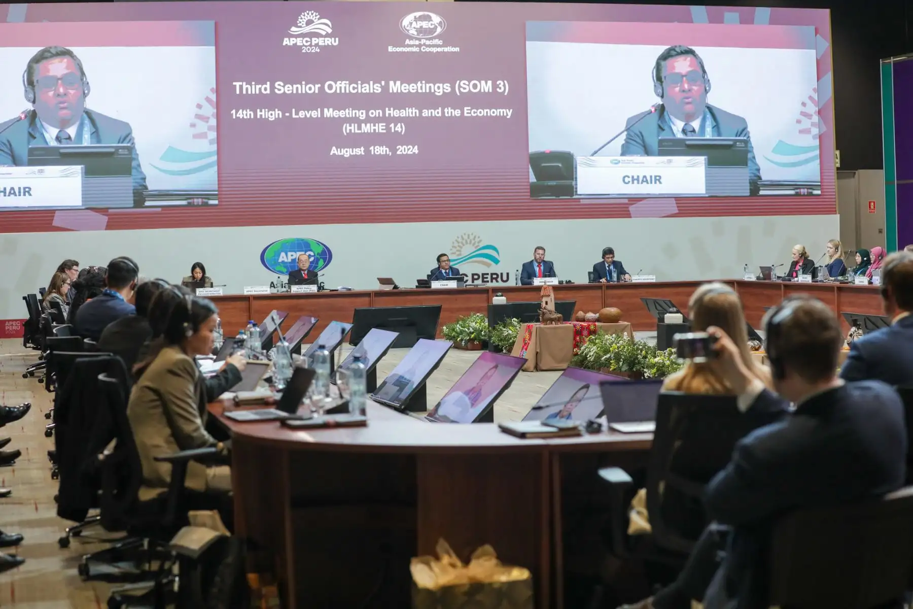 Clausura de la Reunión de Alto Nivel sobre Salud y Economía en el marco de la APEC.
Foto: Minsa