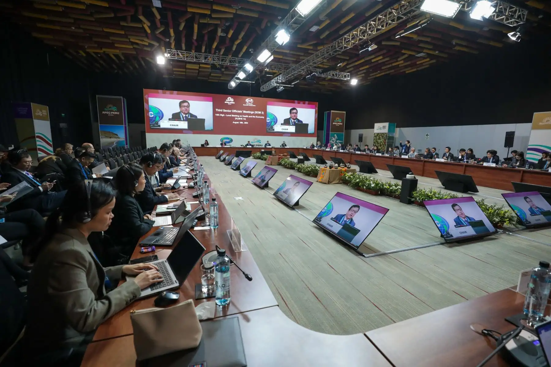 Clausura de la Reunión de Alto Nivel sobre Salud y Economía en el marco de la APEC.
Foto: Minsa