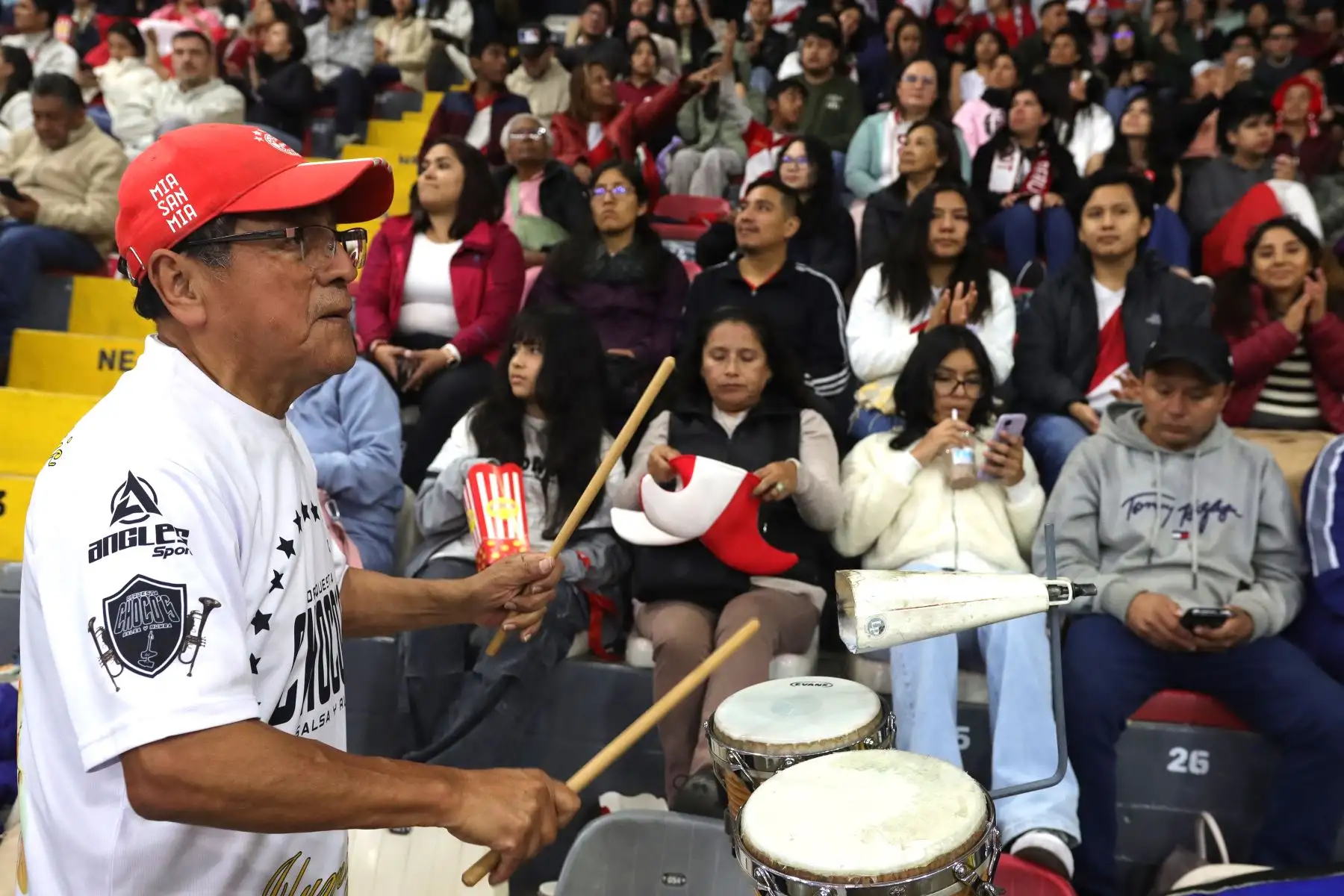 Imágenes previas al partido entre la la selección peruana de voleibol que se enfrenta a Canadá por la segunda fecha del Grupo A del Campeonato Mundial de Voleibol U17.
Foto: ANDINA / Lino Chipana.