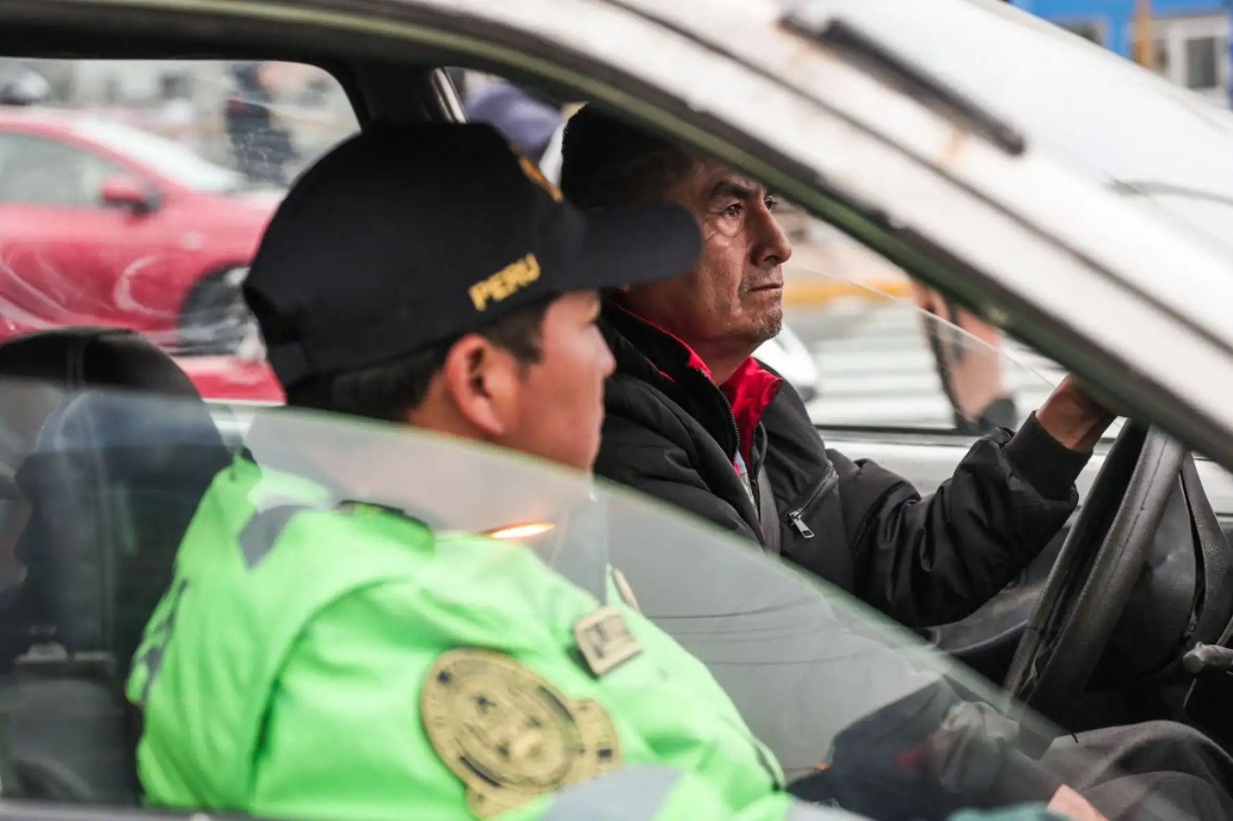La División de Tránsito y Seguridad Vial de la PNP intensifica la vigilancia para detectar infracciones al Reglamento Nacional de Tránsito y personas con requisitorias. Foto: ANDINA/ Connie Calderon