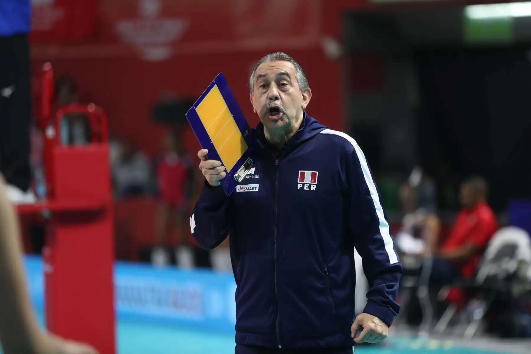 Selección Peruana de Voleibol se enfrenta a República Dominicana. Mundial Sub 17.
Coliseo Eduardo Dibós.
Foto: ANDINA / Lino Chipana.