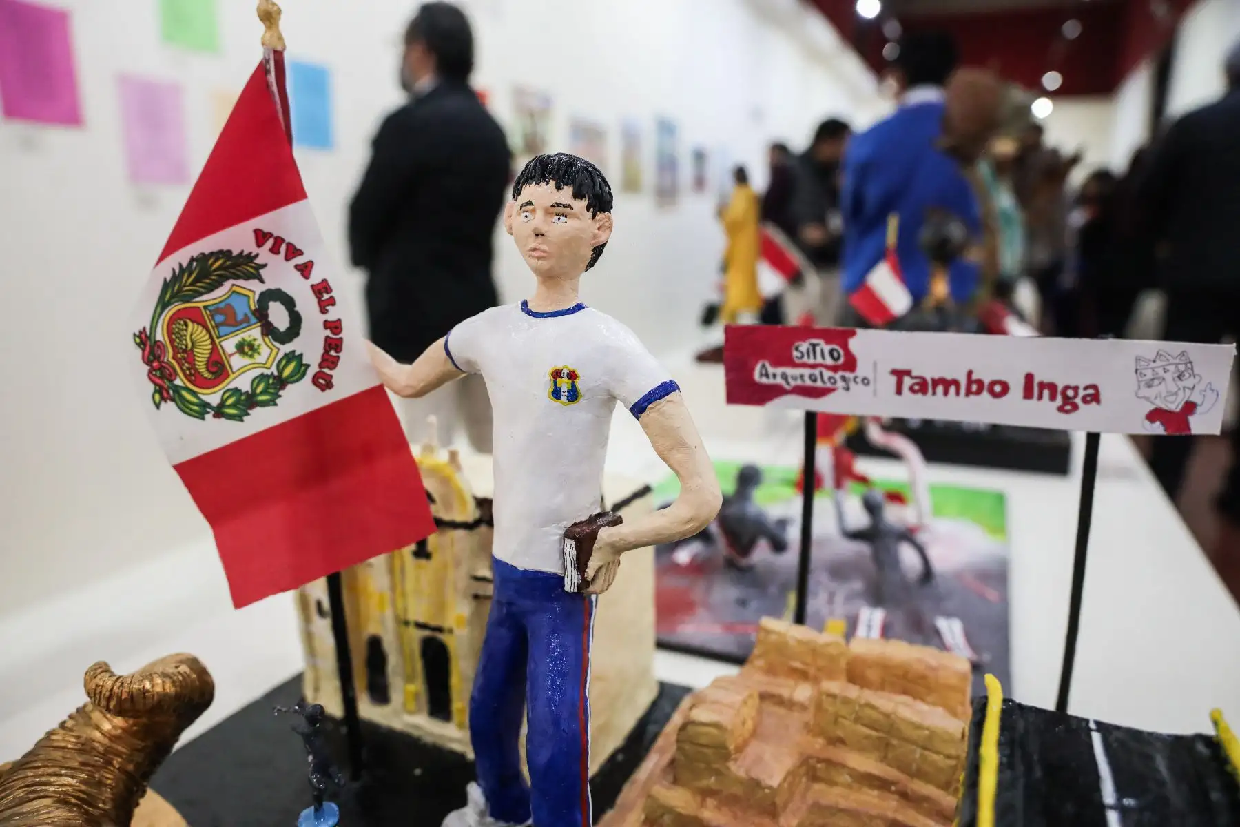 Creativos proyectos finalistas de los JFEN "Edición Bicentenario”.
Foto: ANDINA/ Connie Calderón