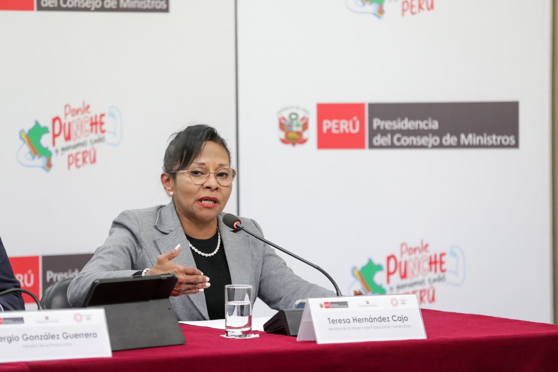 Ministra de la Mujer y Poblaciones Vulnerables, Teresa Hernádez Foto: ANDINA/Difusión