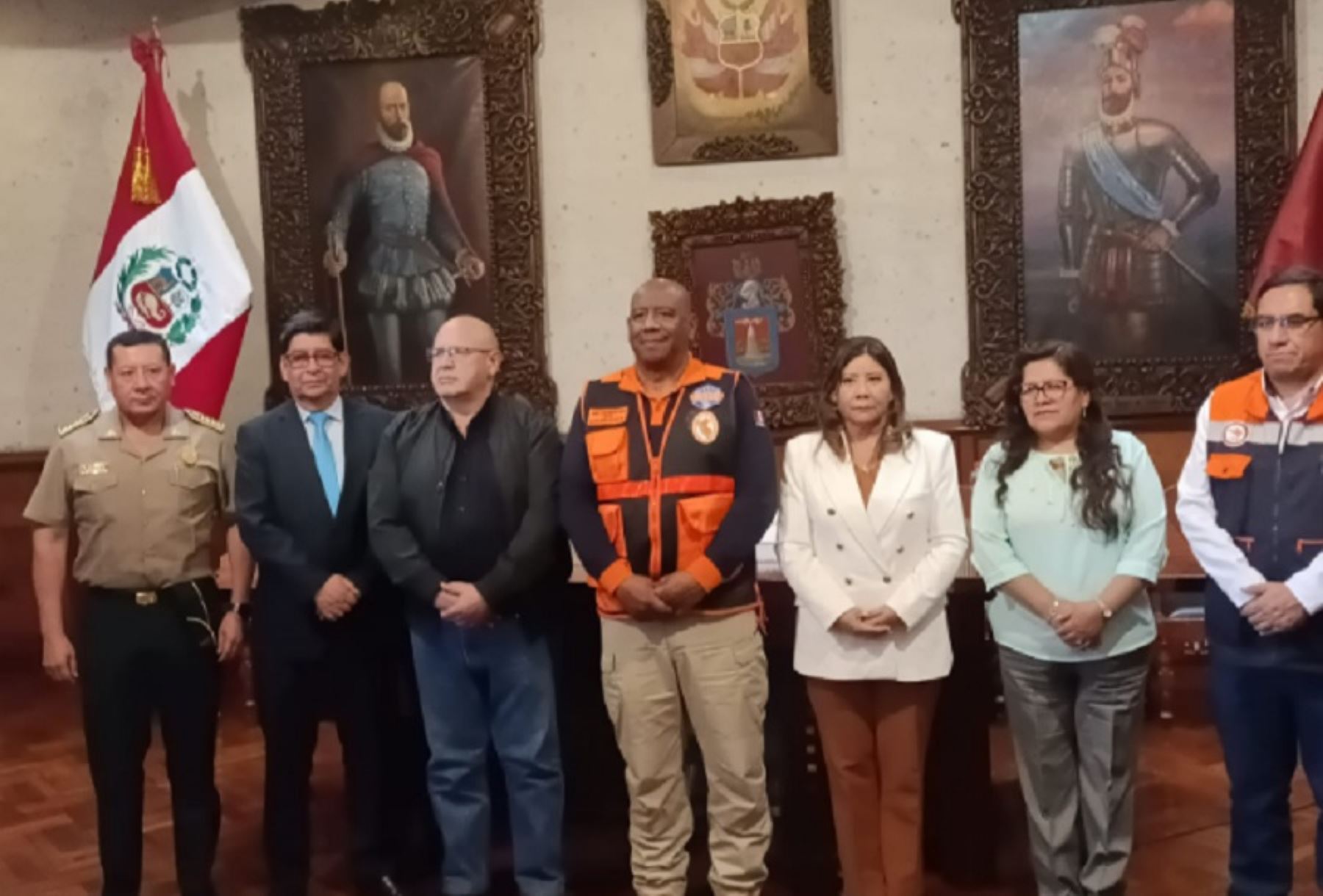 El jefe del Instituto Nacional de Defensa Civil, Juan Urcariegui Reyes, llegó a la ciudad de Arequipa para participar de la acción cívica multisectorial que se realizará el viernes 23 y sábado 24 de agosto en el distrito de arequipeño de Yura.