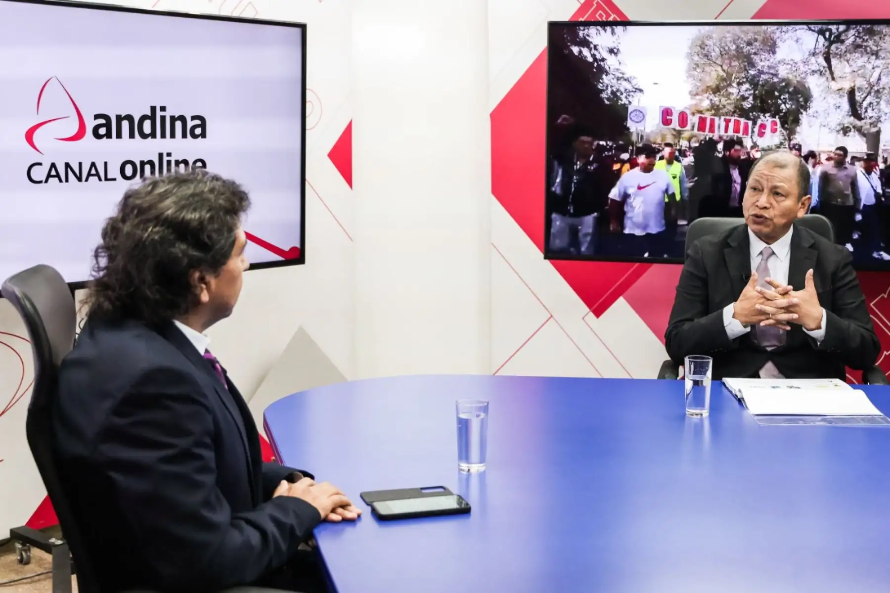 Entrevista al Ministro de Trabajo y Promoción del Empleo, Daniel Maurate, para Andina Canal Online. Foto: ANDINA/ Connie Calderon