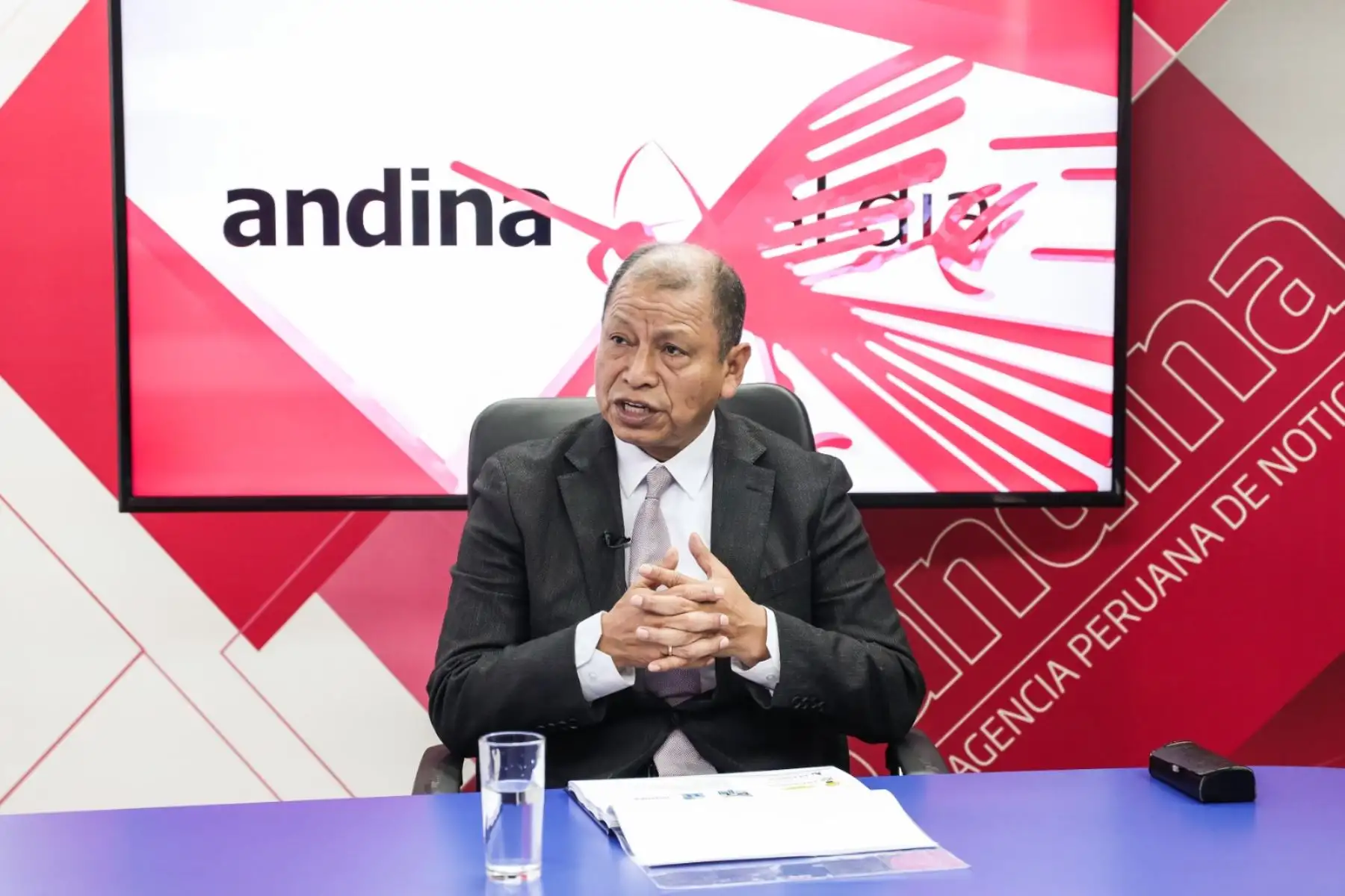Entrevista al Ministro de Trabajo y Promoción del Empleo, Daniel Maurate, para Andina Canal Online. Foto: ANDINA/ Connie Calderon