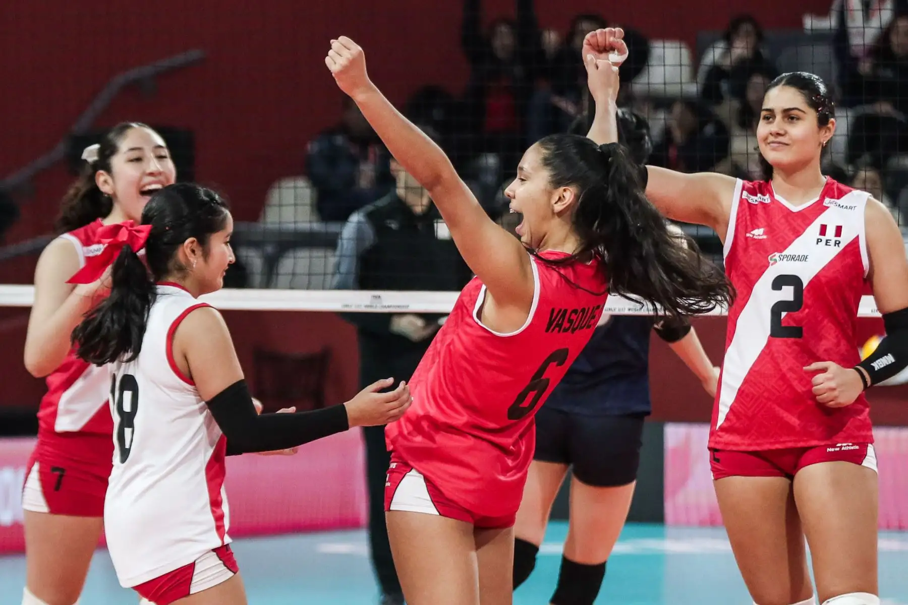 La capitana Ariana Vásquez, resalta la importancia de la unidad y el apoyo entre las jugadoras. Foto: ANDINA/ Connie Calderon