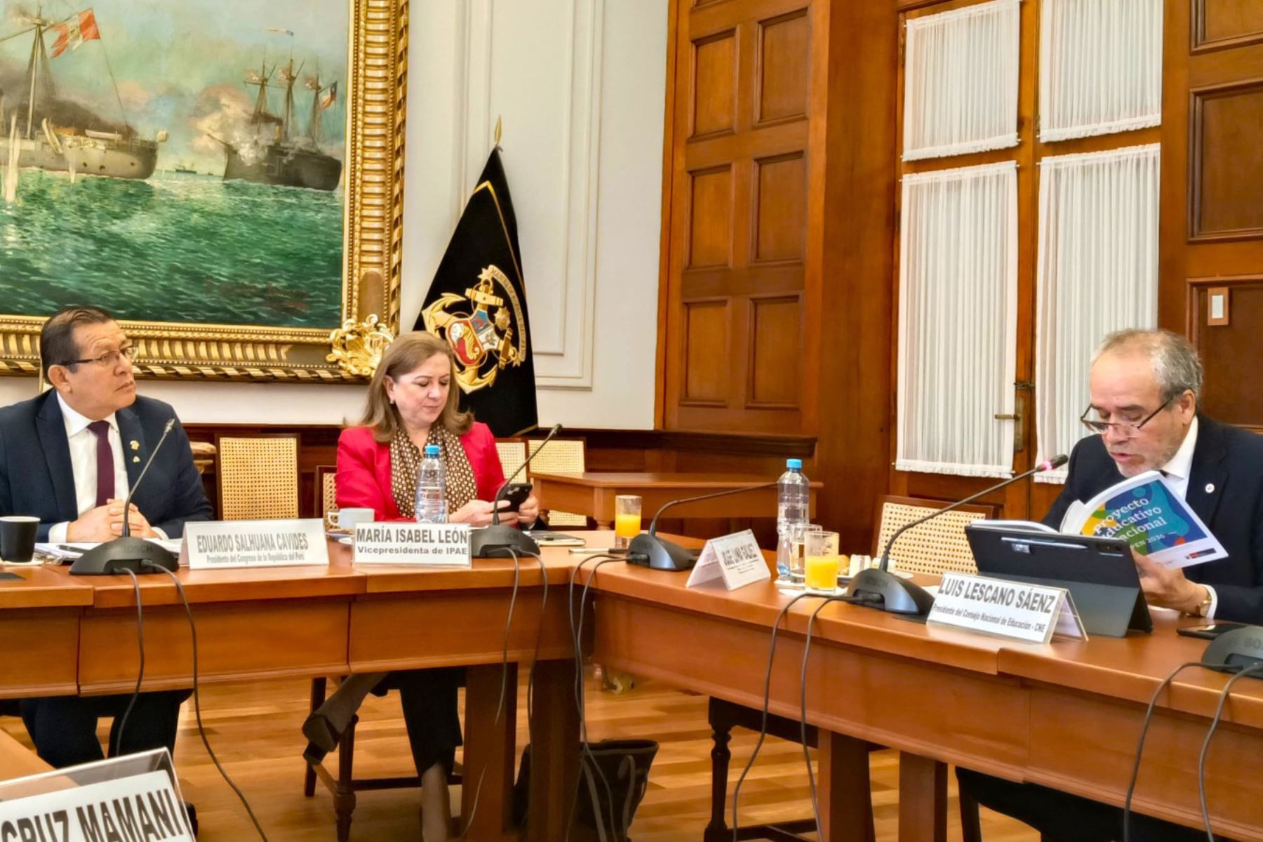 La reunión tuvo como objetivo abordar temas cruciales para la política educativa del país. Foto: ANDINA/Difusión