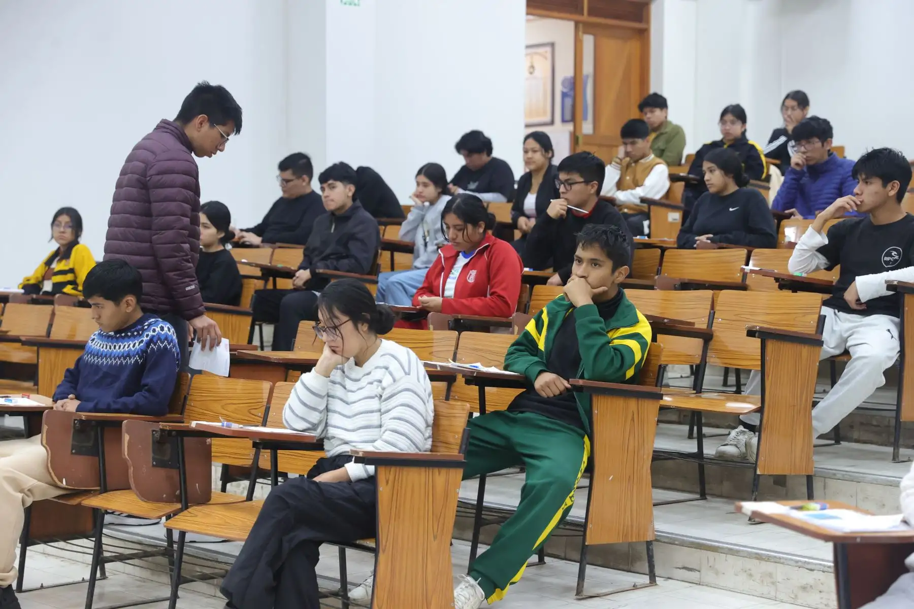 Universidad Nacional Mayor de San Marcos dio inicio al Examen de Admisión 2025-II.. Foto: ANDINA/Melina Mejía