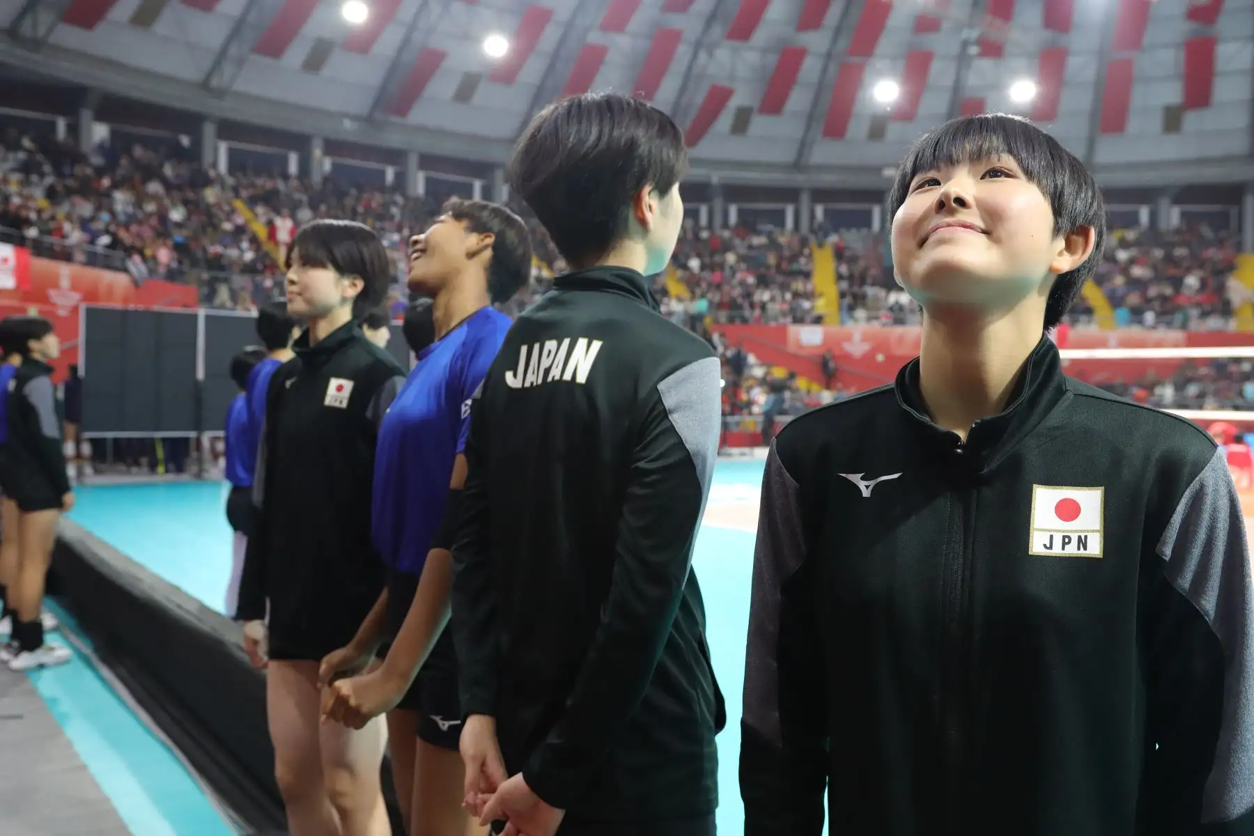 Imágenes previas al partido entre las selecciones  de China y Japón, quienes juegan por la final del Mundial de Vóley Sub-17 en el Coliseo Dibós.
Foto: ANDINA/ Lino Chipana