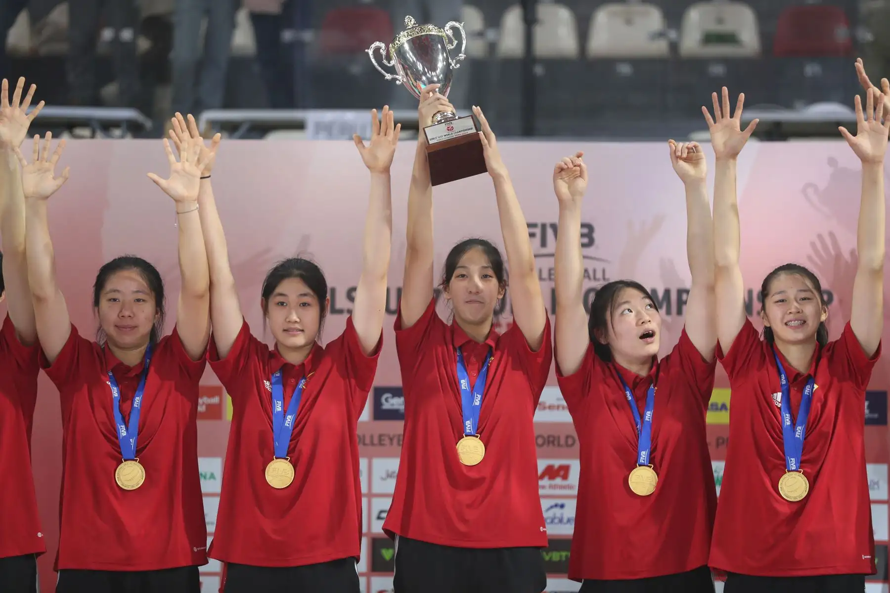China gana 3 a 0 a Japón y se consagra campeón Mundial de Vóley Sub-17  en el Coliseo Dibós.
Foto: ANDINA/ Lino Chipana