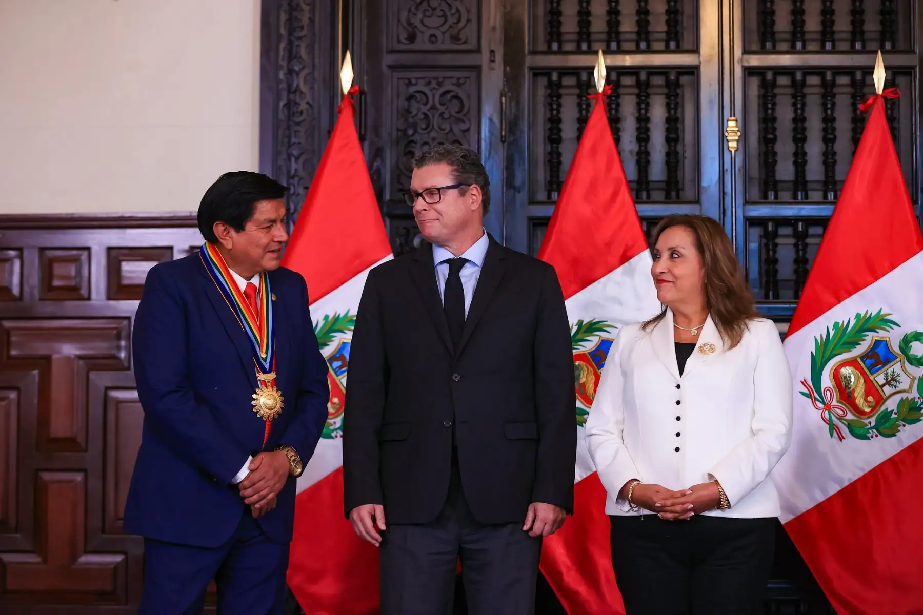 Firma del Decreto Supremo que declara de interés nacional la creación del Museo Tawantinsuyo de la Universidad Nacional de San Antonio Abad del Cusco.
Foto: ANDINA/Prensa Presidencia