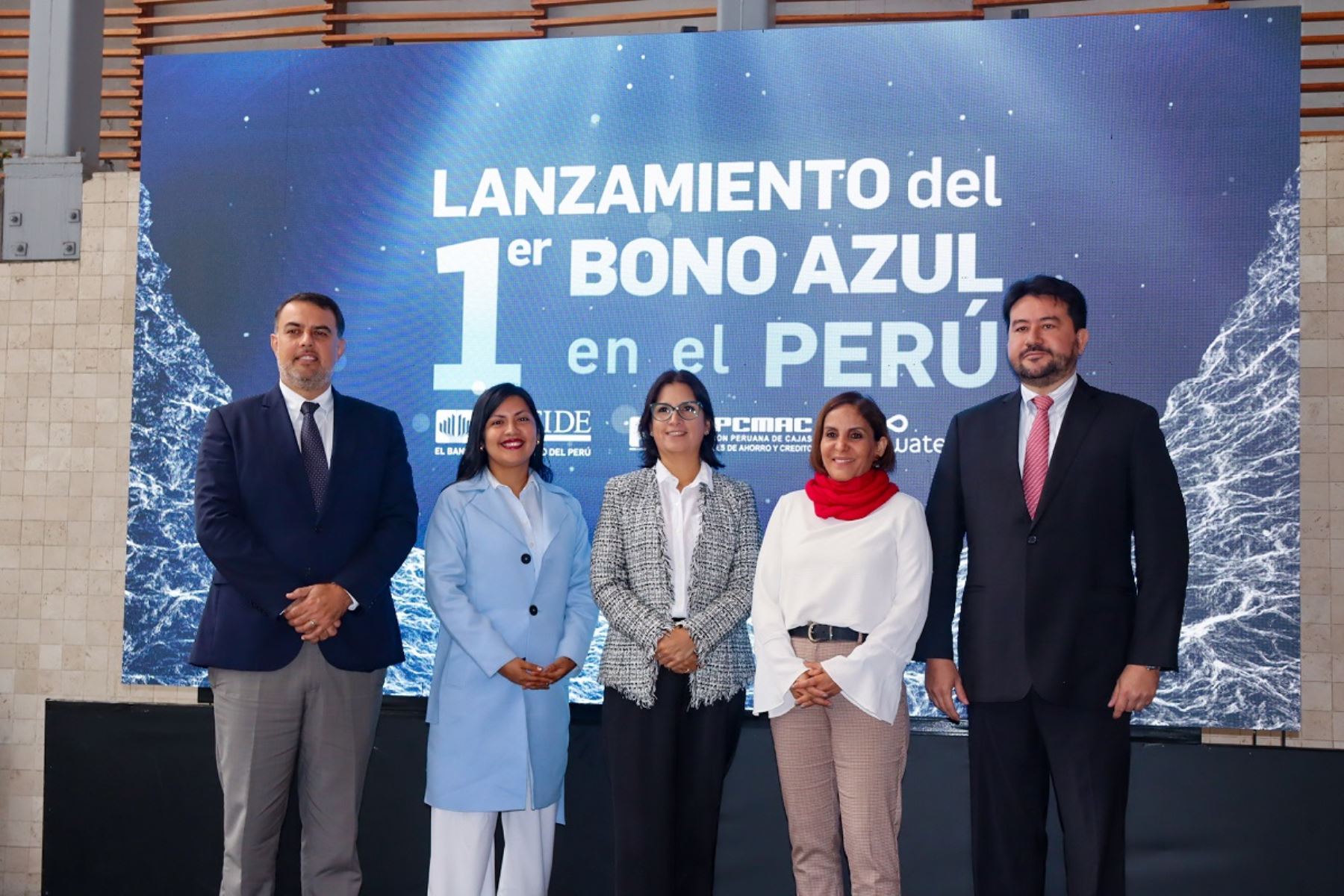 Lanzamiento del Bono Azul. Foto: Cortesía.