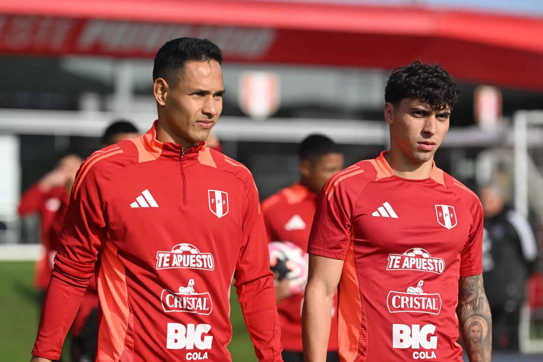 La Selección Peruana inició sus entrenamientos en la Videna FPF de San Luis con miras a las fechas 7 y 8 de las Clasificatorias al Mundial 2026. En la imagen, el jugador, Franco Zanelato.
Foto: FPF